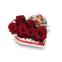 Květinový box s mixem čokolád